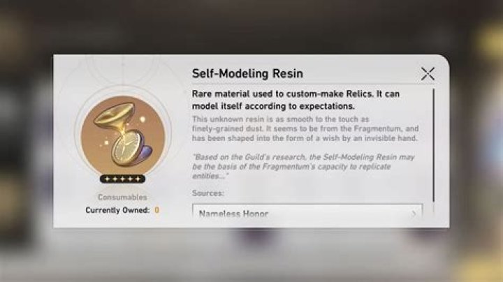 How to use Self-Modeling Resin in Honkai Star Rail
