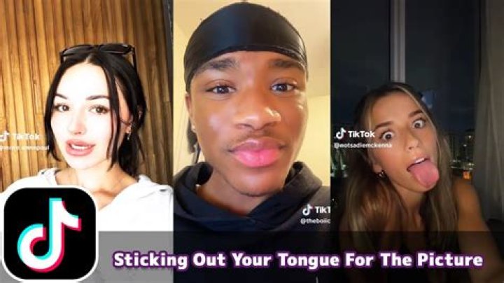 "Sticking Out Your Tongue for the Picture" TikTok Trend Details