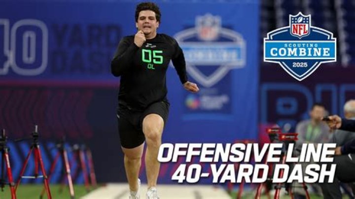 What's the average 40-yard dash time for each NFL position? Looking at the Combine's famed workout
